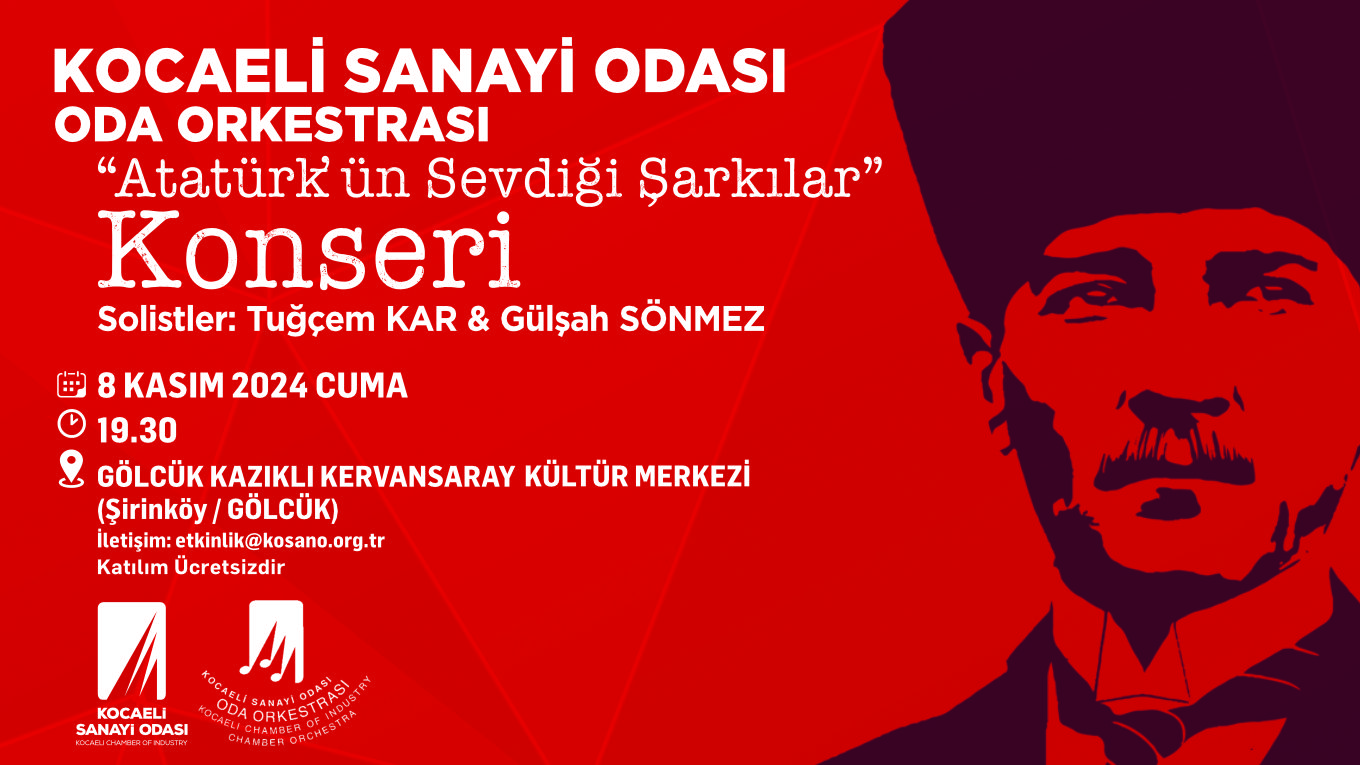 KSO ‘Atatürk’ün Sevdiği Şarkılar Konseri’ düzenliyor