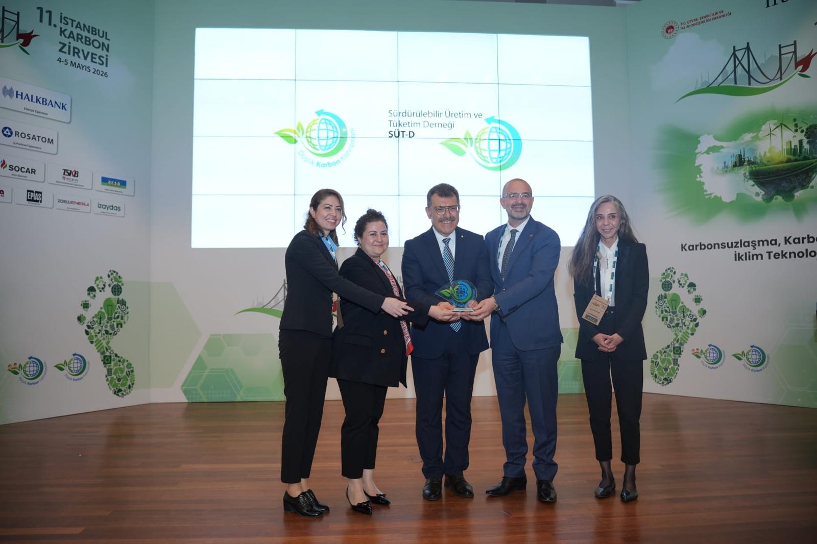 Kocaeli Sanayi Odası’na “Düşük Karbon Kahramanı” Ödülü